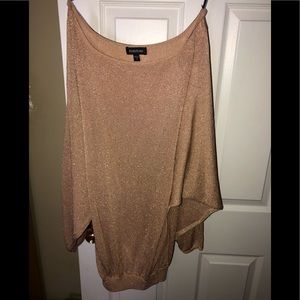Beautiful gold off the shoulder top